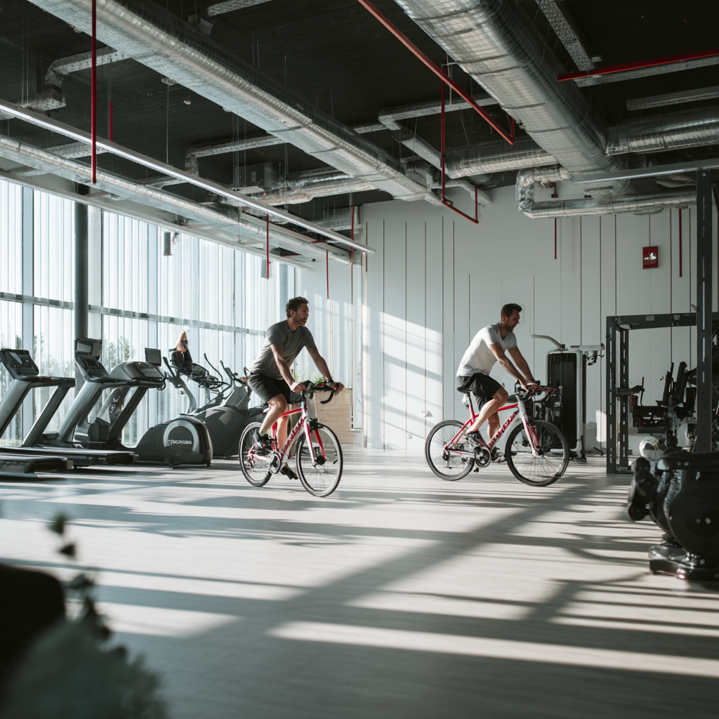 Професійний персональний тренер проводить тренування